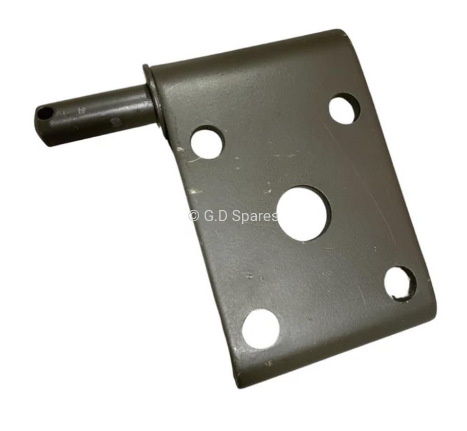Passenger, Rear, Leaf Spring Shock Mount Plate, 1941-1945, GPW and MB